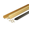 M-D Gold Aluminum/Vinyl U-Shaped Bottom For Doors 36 in. L X 1.75 in. T