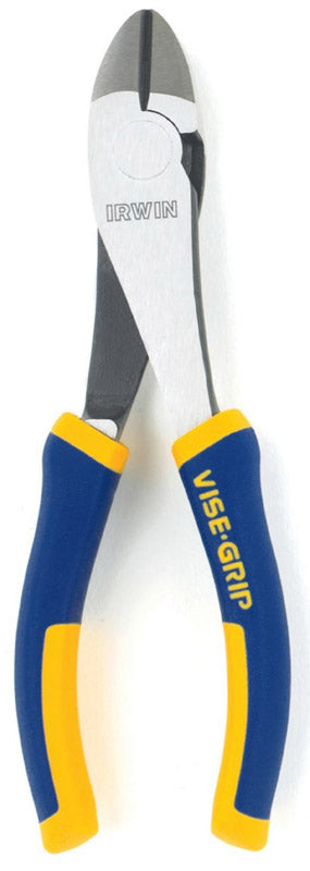 Irwin  Vise-Grip  6 in. Steel  Diagonal Pliers  Blue/Yellow  1 pk