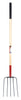 True Temper  9.5 in. W x 60.5 in. L 5 Tine  Manure Fork