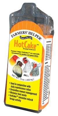 HotCake Forage Supplement For Poultry & Game, 15-oz.