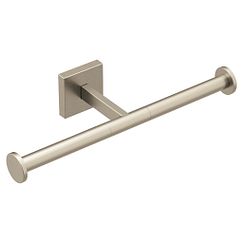 BRUSHED NICKEL DOUBLE PAPER HOLDER