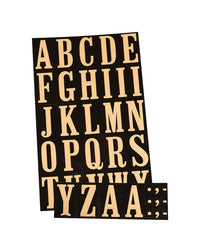 Hy-Ko 2 in. Gold Polyester Letter Set A-Z Self-Adhesive 1 pk (Pack of 10)