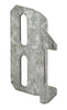 Prime-Line Zinc-Plated Silver Steel Door Strike 1 pk