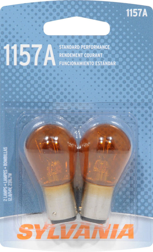 Sylvania SYL1157A.BP2 Amber Double Filament Bayonet Mini Incandescent Bulb 2 Ct