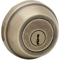 780 5 SMT RCAL RCS K3 1-Cyl Deadbolt - Antique Brass