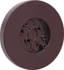 Carlon 6-1/2 in.   Round Phenolic 1 gang Surface Mount Box Brown
