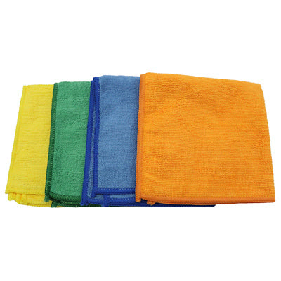Cleaning Cloths, Mircofiber, 12 x 12-In., 4-Pk. (Pack of 36)