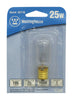 Westinghouse 25 watts T8 Tubular Incandescent Bulb E17 (Intermediate) Warm White 1 pk (Pack of 6)