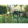 Suncast Black Metal Post Mount In Ground Hose Hanger 150 ft. Capacity