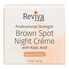 Reviva Labs - Brown Spot Night Cream with Kojic Acid - 1 oz