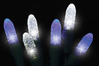 Holiday Bright Lights LED Trunk LED M8 Net Light Set Blue/White 6 ft. 100 lights