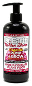 Fertilizante concentrado con alto contenido de fosfato Golden Bloom de Dr Earth 1082 de 16 oz para bombear y cultivar