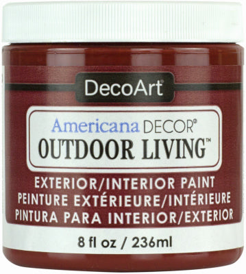 Americana Decor Outdoor Living Craft Paint, Fire Pit, 8-oz. (Pack of 3)