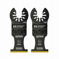 Imperial Blades One Fit 3-1/2 in. L Titanium-Coated Bi-Metal Carbide Tooth Oscillating Blade 2 pk