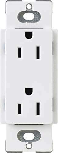 CLARO 15AMP 125V RECEPTACLE WH