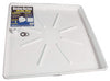 Camco Plastic Electric Washing Machine Drain Pan 2.5 in. H X 32 in. L X 30 in. W