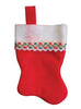 Dyno Mini Stocking Red/White Fleece 1 pk (Pack of 72)