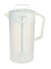Rubbermaid 64 oz White Mixing Pitcher Plastic