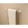 Franklin Brass Bellini Polished Chrome/White Towel Bar 24 in.   L Die Cast Zinc