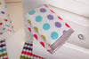 Sorema 2 Pc Dot Towel 100% Cotton Bath Towel & Bath Sheet Multicolor from Europe