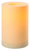Inglow White Outdoor Pillar Candle 9 in. H x 6 in. Dia. (Pack of 4)
