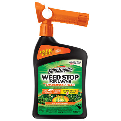 Spectracide Weed Stop RTS Hose-End Concentrate Weed and Crabgrass Killer 32 oz.