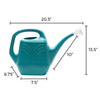 Bloem Llc Jw82-26 2 Gallon Bermuda Teal Classic Watering Can