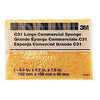 3M C31 6" x 4.25" x 1.6" Large Yellow Commercial Sponge