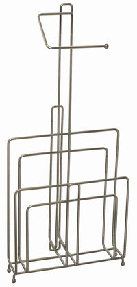 Zenna Home 7658SS Chrome Double Toilet Paper Stand