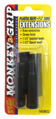 Plastic Valve Extension, 1-1/4-In., 4-Pk. (Pack of 6)
