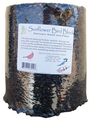 Sahuaro Seed  Cardinal  Bird Food Block  Black Oil Sunflower Seed  8 lb.