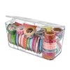 Deflect-O 4 in. H x 8 in. W x 4.375 in. D Stackable Craft Bin (Pack of 4)