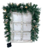 Celebrations  Home  White/Green  Christmas Garland  Christmas Decor (Pack of 3)