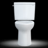 TOTO® Drake® Two-Piece Elongated 1.6 GPF TORNADO FLUSH® Toilet with CEFIONTECT®, Cotton White - CST776CSG#01