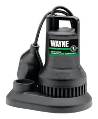 Wayne  1/3 hp 2100 gph Thermoplastic  Submersible Sump Pump