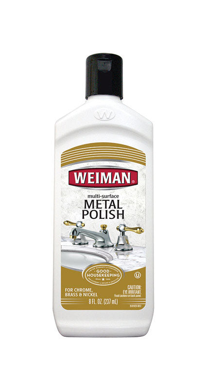 Weiman Metal Polish Tarnish Bottle 8 Oz (Case of 6)