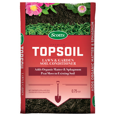 Scotts Premium Non Organic Top Soil 0.75 cu. ft. for In Lawn Ground