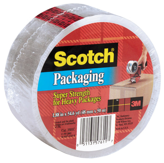 Scotch 3850 1.88 X 54.6 Yards Clear Scotch Packaging Tape