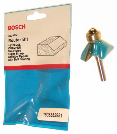 Bosch 85298M 11/16" Chamfering Router Bit Double Flute                                                                                                