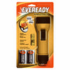 Energizer 150 lm Black/Yellow LED Flashlight D Battery