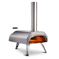Ooni Karu 12 in. Charcoal/Wood Pellet Outdoor Pizza Oven Silver