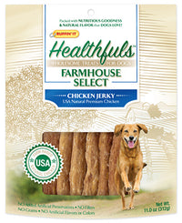 Healthfuls Farmhouse Selects Dog Treats, Chicken Jerky, 11-oz.