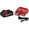 Milwaukee  M18 REDLITHIUM  CP3.0  18 volt 3 Ah Lithium-Ion  Battery and Charger Starter Kit  2 pc.
