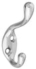 National Hardware 2.75 in. L Die Cast Coat/Hat Hook 1 pk