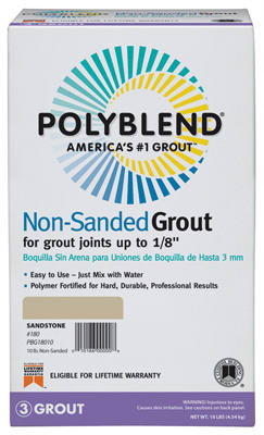 Custom Building Products Polyblend Indoor and Outdoor Charcoal Grout 10 lb