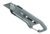 Cuchillo multiusos deslizante Stanley QuickSlide de 5 pulgadas, color negro y gris, paquete de 1