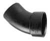 Genova Products 82730 3 Abs-Dwv 45º Street Elbows