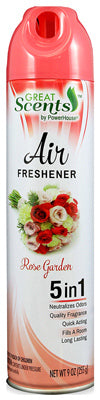 Air Freshener, Rose Garden, 9-oz. Aerosol (Pack of 12)