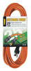 Prime Outdoor 25 ft. L Orange Extension Cord 16/3 SJTW