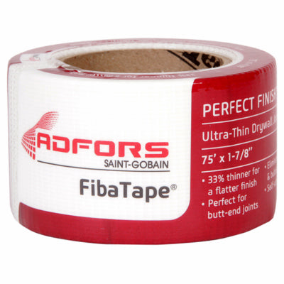 FibaTape Perfect Finish 1-7/8 in x 180 ft Fiberglass Self-Adhesive Mesh  Drywall Joint Tape, White